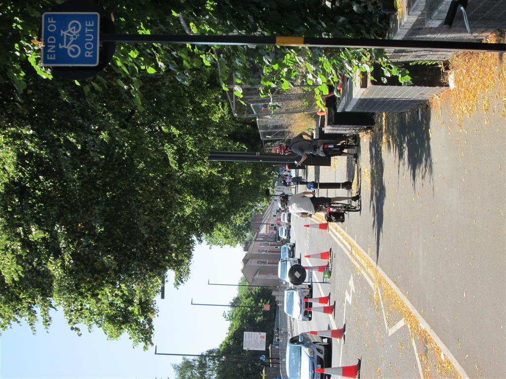 Off and On Cycling on the Dudley Road