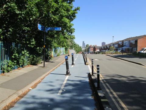 Start of Harborne Green Route