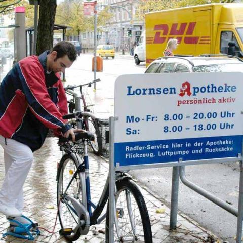 German shops value cyclists
