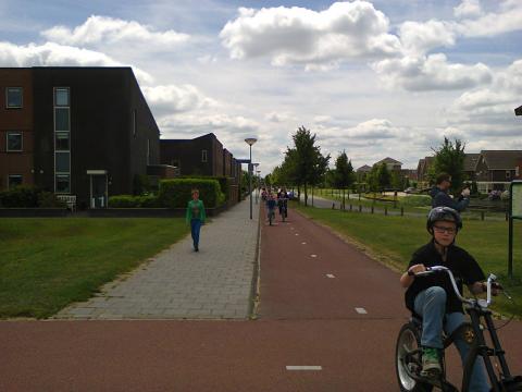 Social housing area in the Netherlands