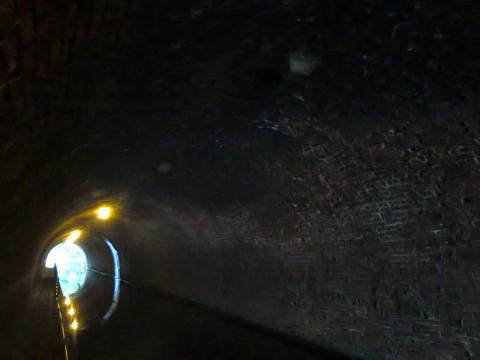Lights half fixed in Edgbaston tunnel